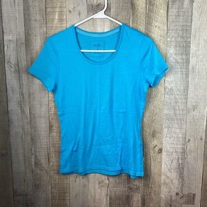 Nautica Sleepwear Size Small Short Sleeve Crewneck Light Blue color Slee…